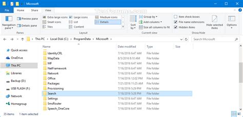 How to Change the Default Location for Universal Search Index .